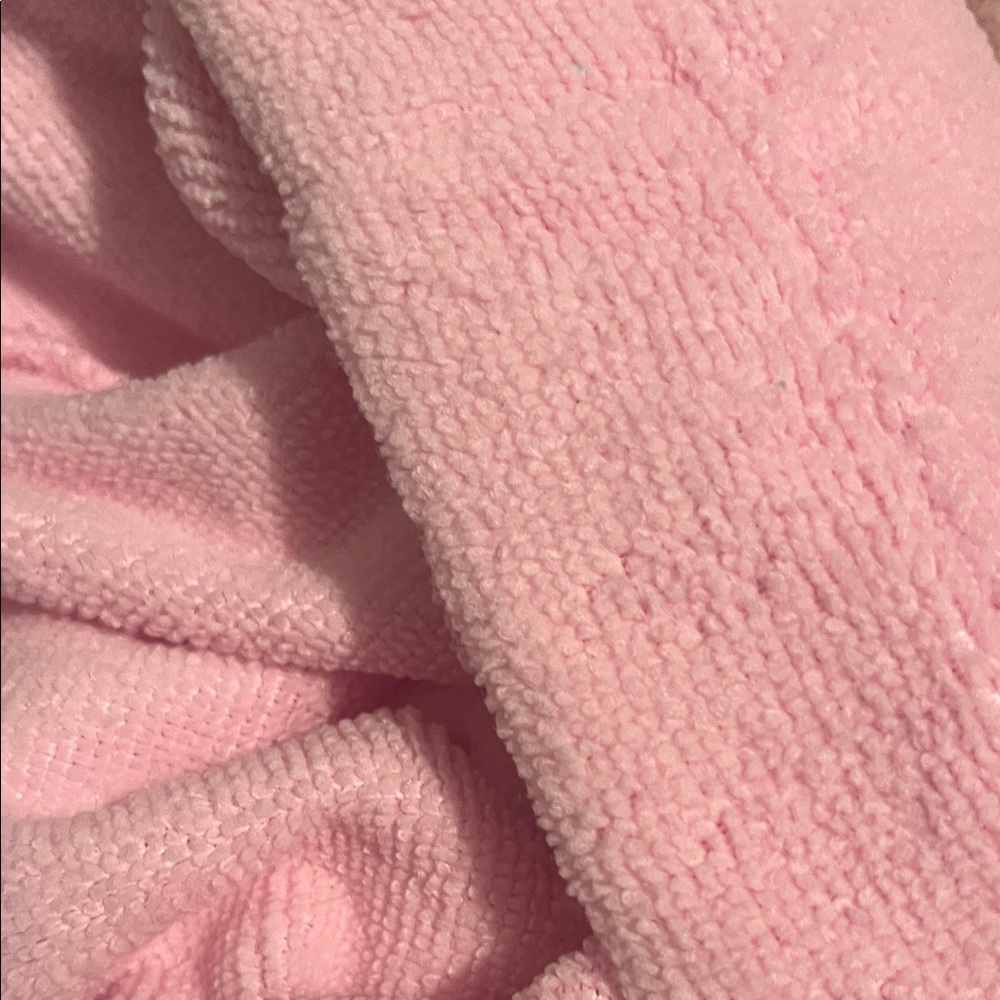 Soft Pink Textured Blanket